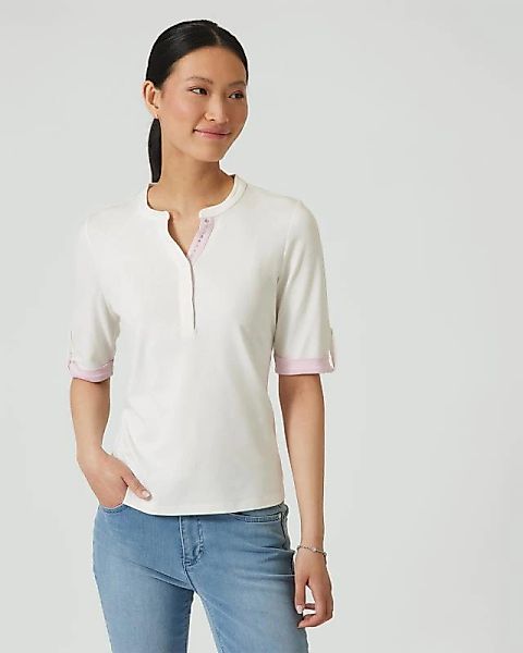 NYLAH by Franzi Knuppe Shirt mit Kontrast-Details günstig online kaufen