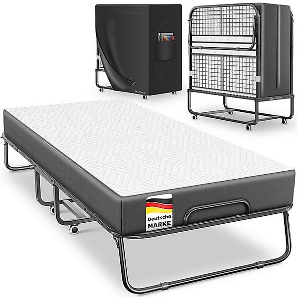 KESSER Gästebett 200x90cm Klappbett faltbares Reisebett mit Metallrahmen fü günstig online kaufen