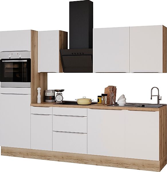KOCHSTATION Küchenzeile "KS-Aken" Breite 270 cm, wahlweise mit E-Geräten, m günstig online kaufen