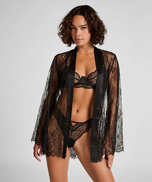 Hunkemöller Bademantel "Kimono Allover-Spitze" günstig online kaufen
