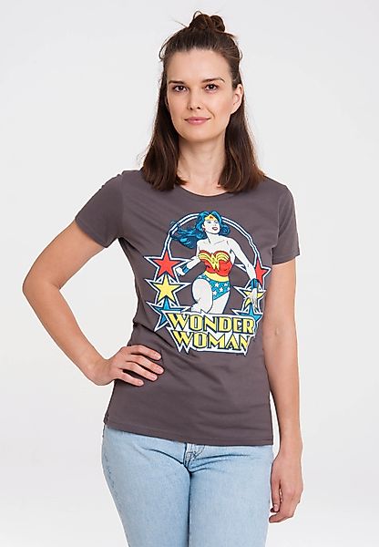 LOGOSHIRT T-Shirt "Print DC Comics Wonder Woman Stars", mit lizenziertem Pr günstig online kaufen