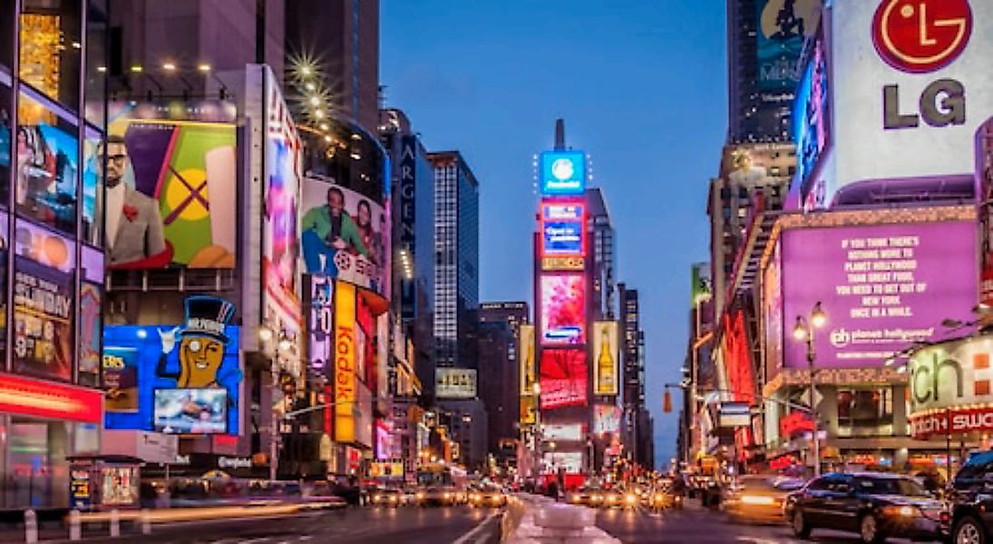 Papermoon Fototapete »Time Square« günstig online kaufen