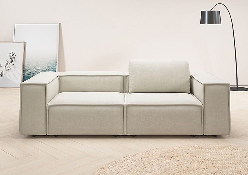 Home affaire 2-Sitzer »Watertown, modernes Sofa 246 cm breit, auch in Feinc günstig online kaufen