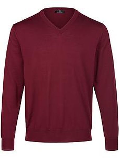 V-Pullover Peter Hahn rot günstig online kaufen