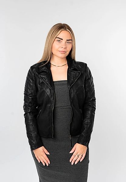 Mauritius Lederjacke "MWCollien" im Mix aus Nappa- und Nubukleder günstig online kaufen