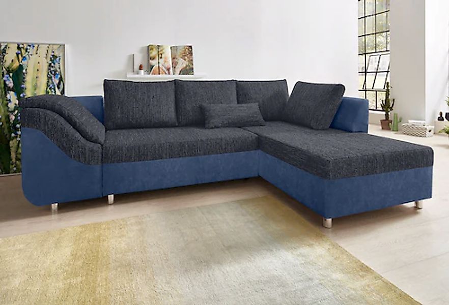 COLLECTION AB Ecksofa »Sally L-Form« mit und ohne Bettfunktion, inklusive l günstig online kaufen