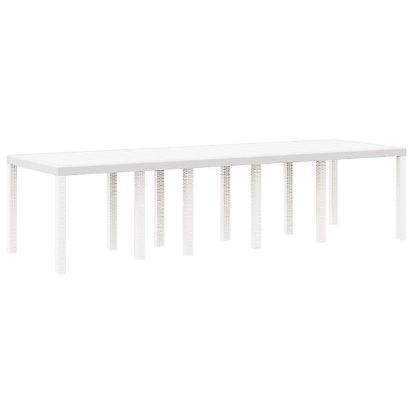 vidaXL Gartentisch Gartentisch Weiß 300x100x73 cm günstig online kaufen