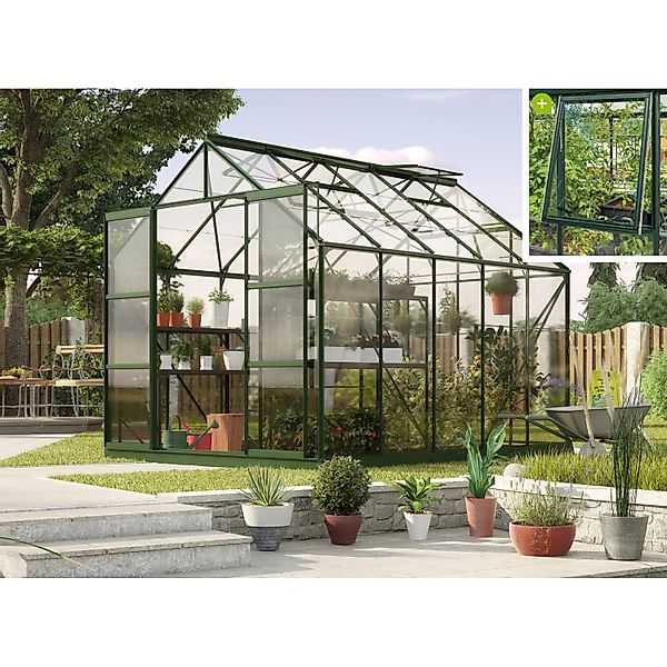 Vitavia Gewächshaus Jupiter 8300 Smaragd 8,3 m² günstig online kaufen