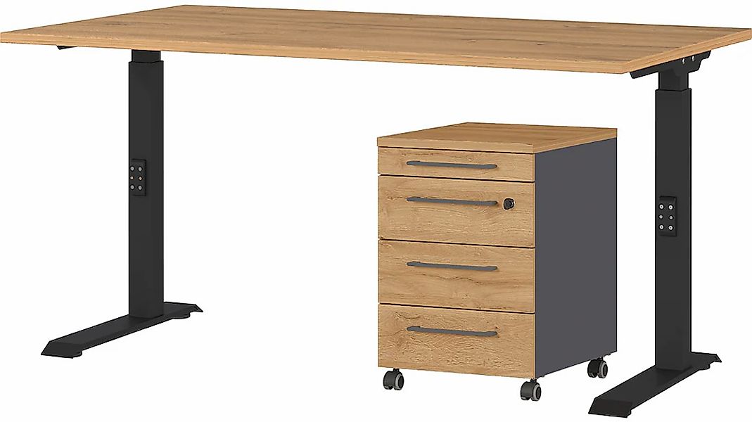 GERMANIA Büromöbel-Set "Agenda" Set bestehend aus höhenverstellbarem Schrei günstig online kaufen