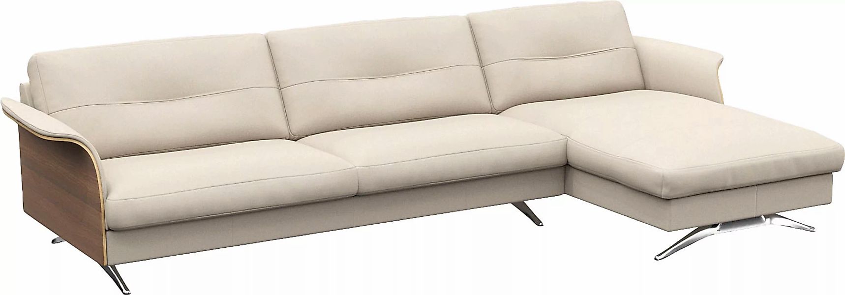 FLEXLUX Ecksofa "Glow Designsofa, bequem und komfortabel durch hochwertigen günstig online kaufen