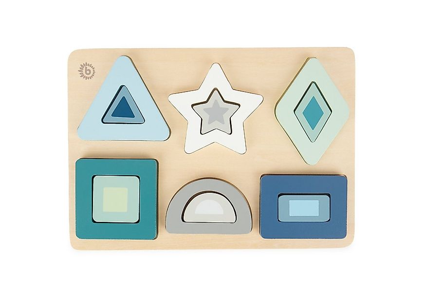 BIECO Steckpuzzle Steckpuzzle Holz Geometrische Formen Puzzle Baby Holzspie günstig online kaufen
