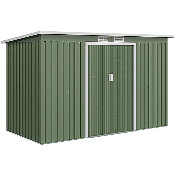 Outsunny Gerätehaus Gartenhaus mit Schiebetür, Fenster, günstig online kaufen