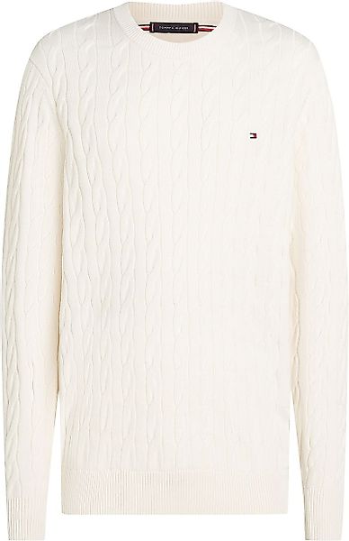 Tommy Hilfiger Pullover Cable Off White - Größe XXL günstig online kaufen