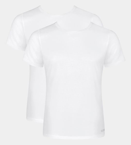 sloggi Unterhemd "Men GO ABC 2.0" 2er Pack, mit Rundhals-Ausschnitt, Slim F günstig online kaufen