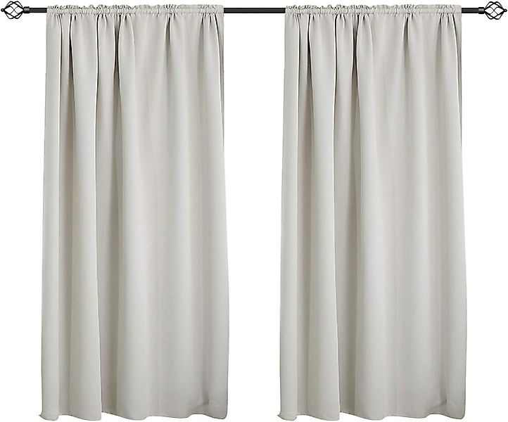Woltu Gardine, (2 St), Kräuselband für günstig online kaufen