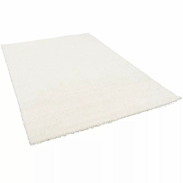 Pergamon Hochflor Langflor Teppich Aloha Weiss 200x200cm günstig online kaufen