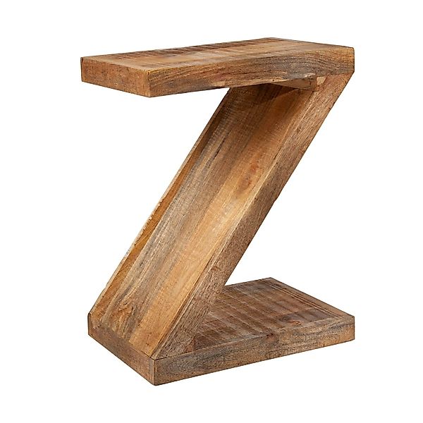 riess-ambiente Beistelltisch Z 45cm natur, Massivholz günstig online kaufen