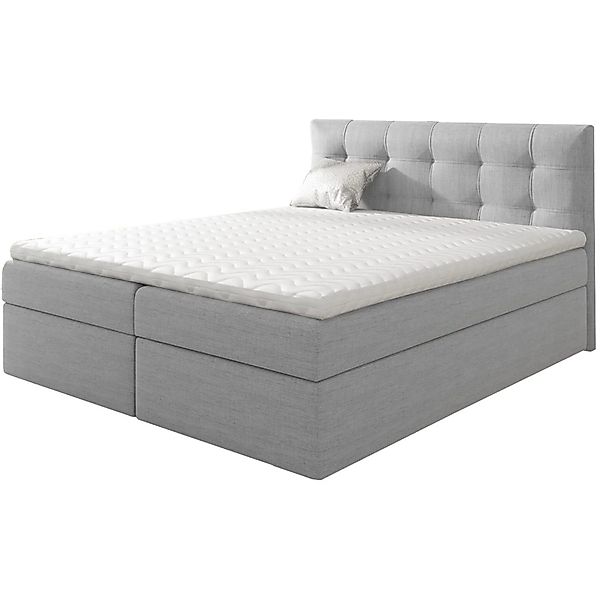 Beautysofa Boxspringbett Kontinentales mit Bettkasten TOPIQ günstig online kaufen