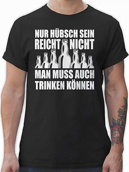 Shirtracer T-Shirt Nur hübsch sein reicht nicht Sprüche Statement mit Spruc günstig online kaufen