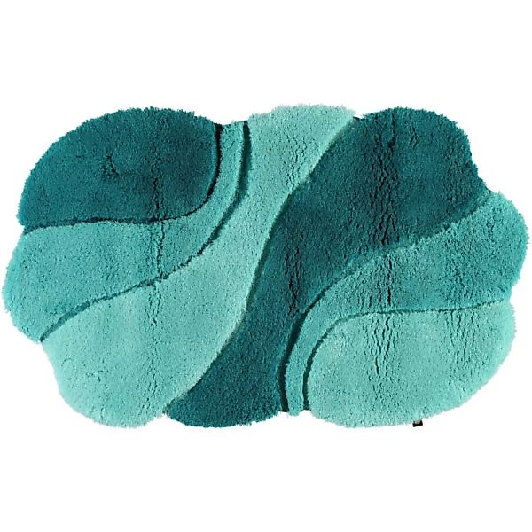 Rhomtuft - Badteppich Ambiente - Farbe: calypso/malachit/eukalyptus - 1307 günstig online kaufen