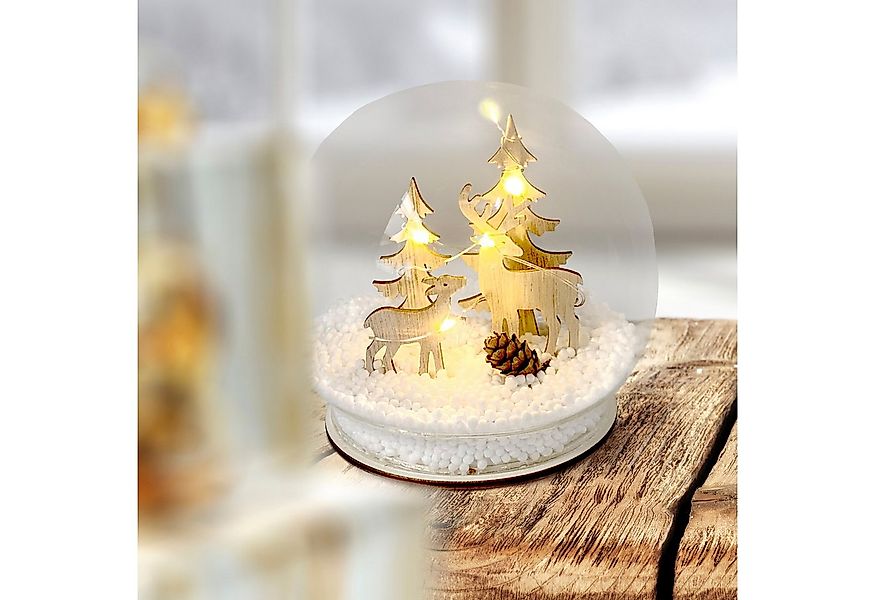 HTI-Living Schneekugel Schneekugel Rehe mit LED-Beleuchtung (Stück, 1 St., günstig online kaufen