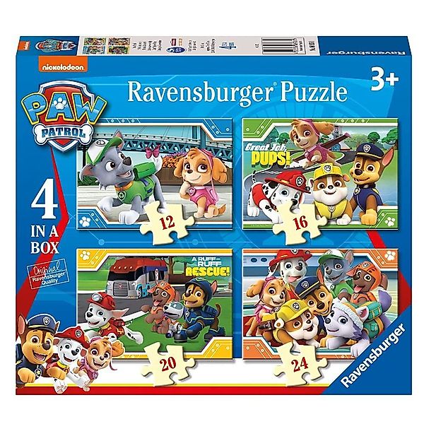 PAW PATROL Puzzle 4 in 1 günstig online kaufen