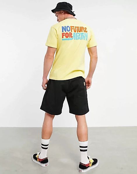 Obey – No Apathy – T-Shirt in Gelb günstig online kaufen