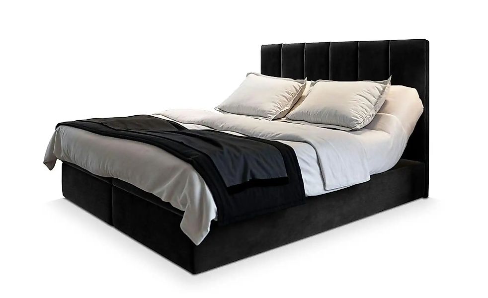 MASSENO Boxbett mit Bettkasten Barino ¦ schwarz ¦ Maße (cm): B: 140 H: 98 B günstig online kaufen