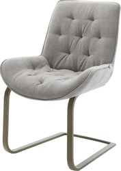 DELIFE Polsterstuhl Taimi-Flex, Freischwinger flach Effektfinish günstig online kaufen