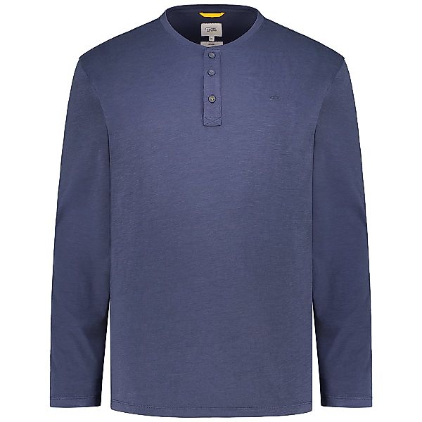 camel active Longsleeve mit Serafinokragen Farbe dunkelblau Größe: 4XL günstig online kaufen