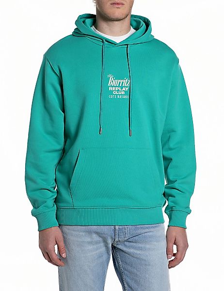 Replay Hoodie, mit großem Rückenprint günstig online kaufen