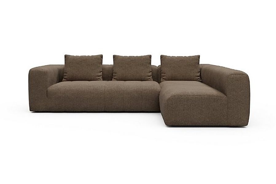 moebelfaktor Ecksofa Hugo 2x 2,5-Sitzer Armlehne links, Modular, ohne sicht günstig online kaufen