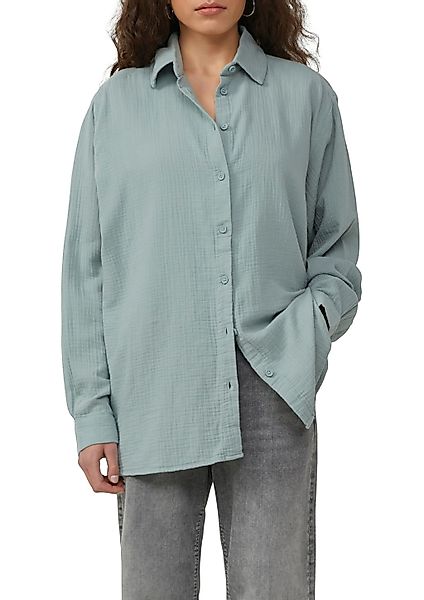 QS Hemdbluse aus luftiger Musselinqualität günstig online kaufen