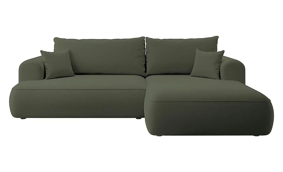 Ecksofa mit Schlaffunktion Ovo ¦ grün ¦ Maße (cm): B: 260 H: 93 Polstermöbe günstig online kaufen