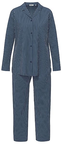 seidensticker Schlafanzug Damen Pyjama lang geknöpft günstig online kaufen