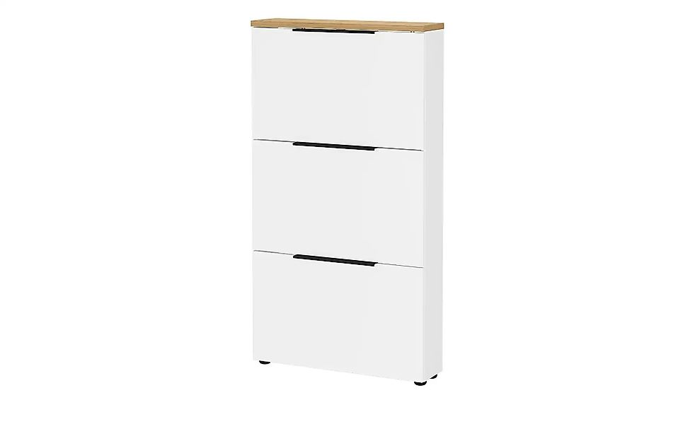 uno Schuhschrak  Groven ¦ weiß ¦ Maße (cm): B: 70 H: 130 T: 19.0 Garderoben günstig online kaufen