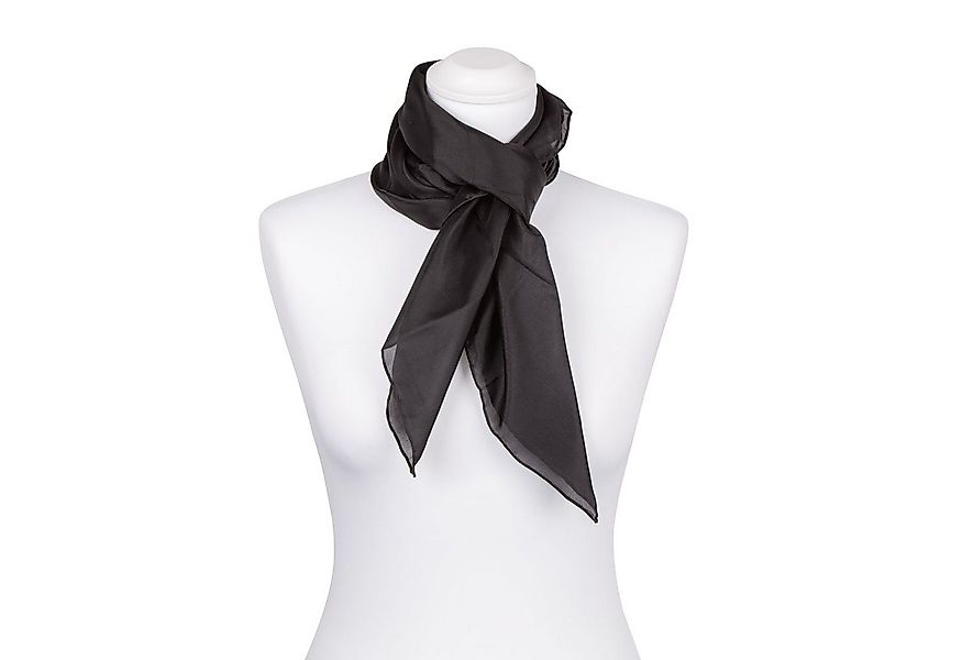 TINITEX Seidentuch Seidentuch Halstuch Schal Schwarz günstig online kaufen