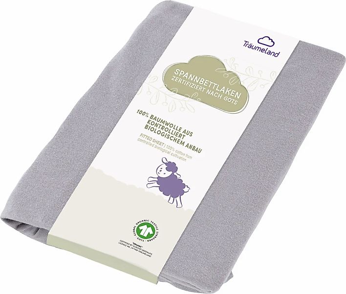 Träumeland Bettlaken "Spannbetttuch" aus Bio-Baumwolle günstig online kaufen