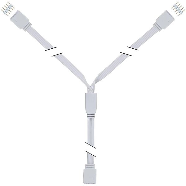 Paulmann LED-Streifen Paulmann MaxLED Y-Splitter weiß günstig online kaufen