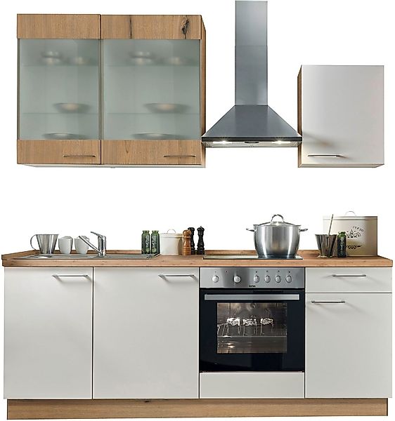 KOCHSTATION Küchenzeile ""KS-Trea", wahlweise mit E-Geräten, höhenverstellb günstig online kaufen