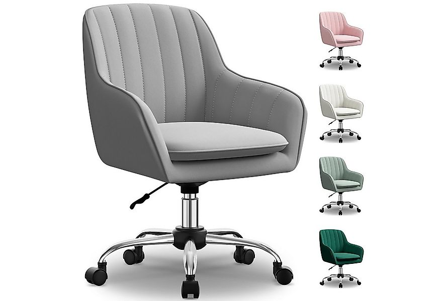 Adormii Bürostuhl Homeoffice Stuhl,Schminkstuhl mit Armlehnen,Drehstuhl mit günstig online kaufen