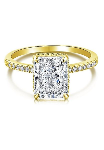BRELLATO Silberring Damen Cocktailring Cubic Zirconia 925 Echt Sterling Sil günstig online kaufen