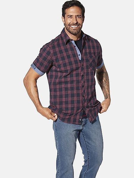 Jan Vanderstorm Kurzarmhemd TEOPER mit Karomuster günstig online kaufen