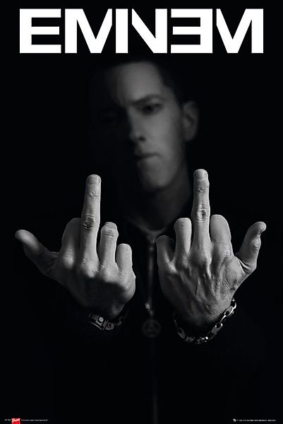 GB eye Poster Eminem Poster Finger günstig online kaufen