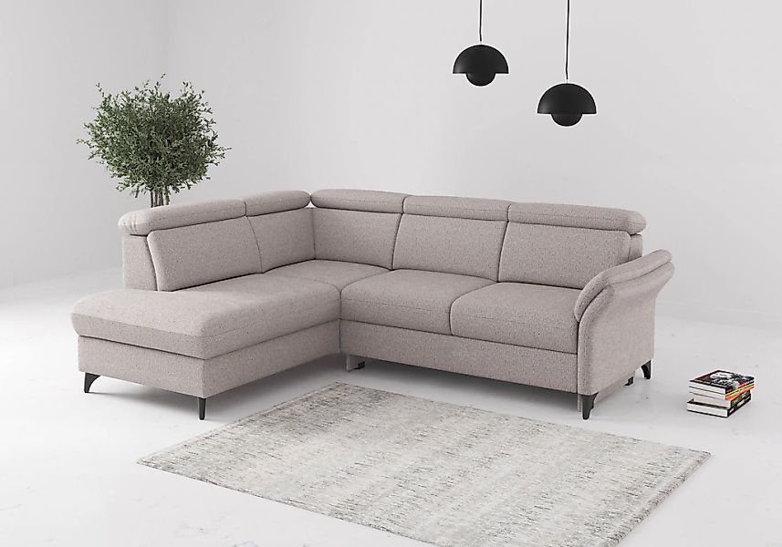 sit&more Ecksofa "Glendale, L-Form" inkl. Kopfteilverstellung, wahlweise mi günstig online kaufen