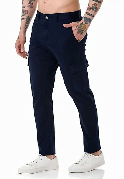 RedBridge Chinohose Red Bridge Herren Chino Cargo Hose Basic Navyblau W38 L günstig online kaufen