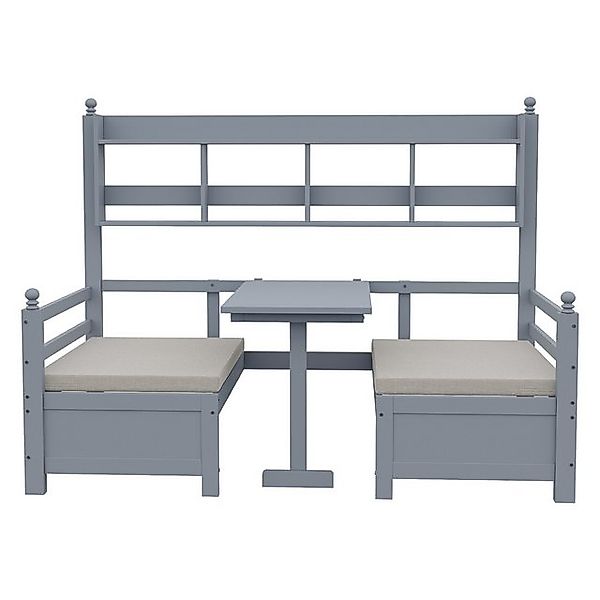 STILVORA Schlafsofa 90×200 2-in-1 Kinderbett mit tisch&Bücherregal,Bettgest günstig online kaufen