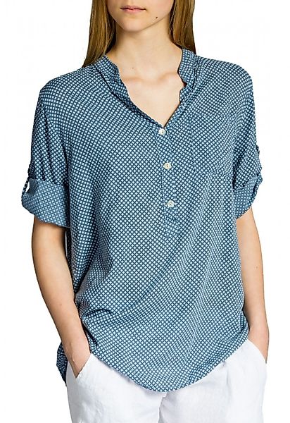 Caspar Shirtbluse BLU013 Damen Bluse gepunktet günstig online kaufen