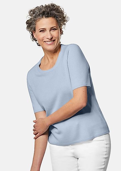 GOLDNER Kurzarmpullover Halbarmpullover mit Rundhals aus günstig online kaufen