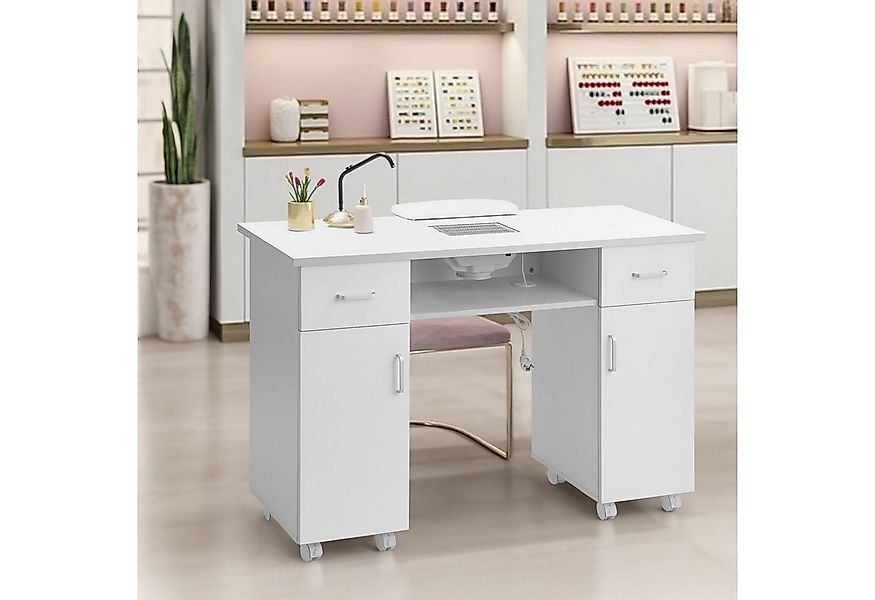 DARDVORLAG Arbeitstisch Profi Maniküretisch, Nageltisch mit 2 Schubladen un günstig online kaufen